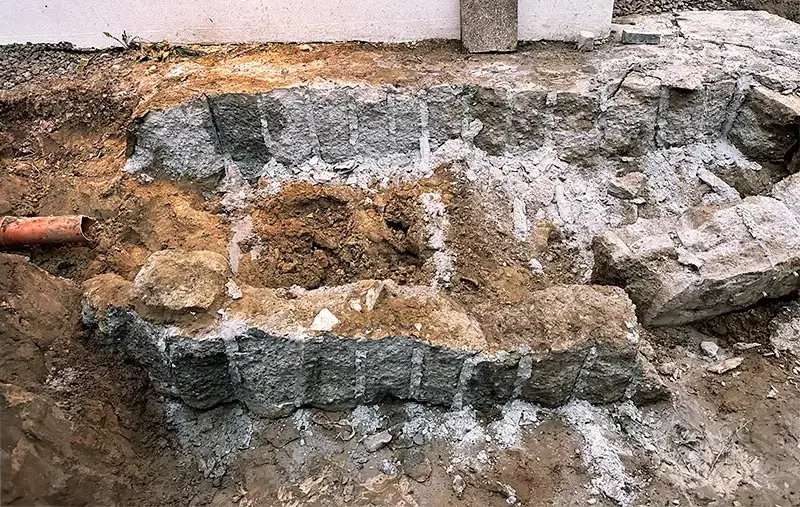 Beton im Garten entfernen