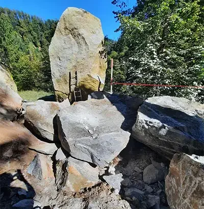 Steine zerkleinern mit BETONAMIT