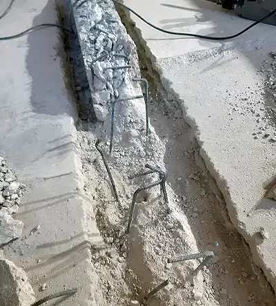 Betonüberzug entfernen mit BETONAMIT