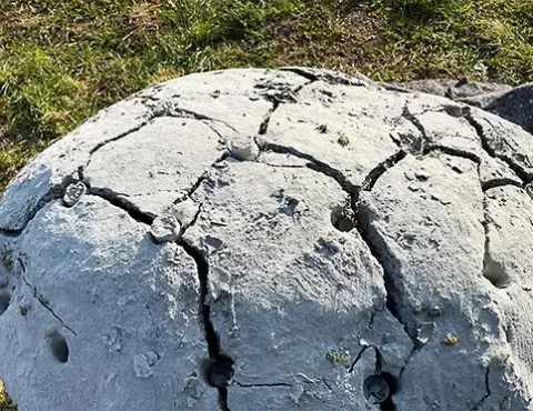 Massiven Findling im Garten entfernen - mit BETONAMIT