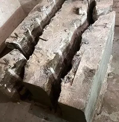 Kellerpodest zerstören - sicher und schnell mit BETONAMIT