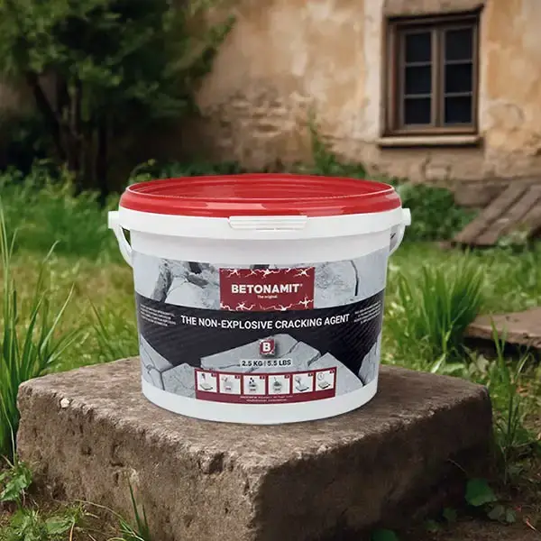 BETONAMIT® 2,5 kg – nicht-explosives Quellsprengmittel im Eimer