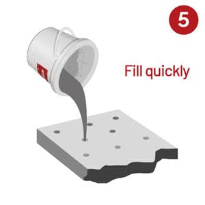Instruction BETONAMIT - Quickly pour into drill holes