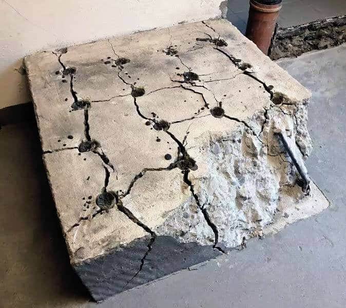 Remove the concrete base