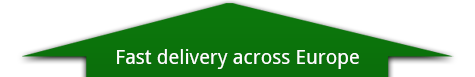 Fast delivery throughout Europe